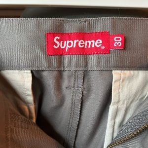 Supreme grey pants size 30